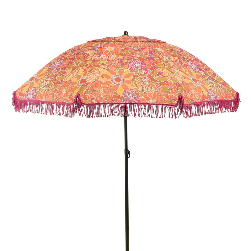 Mica Decorations Parasol Flower Pink 2.2m - PARASOLS - Beattys of Loughrea