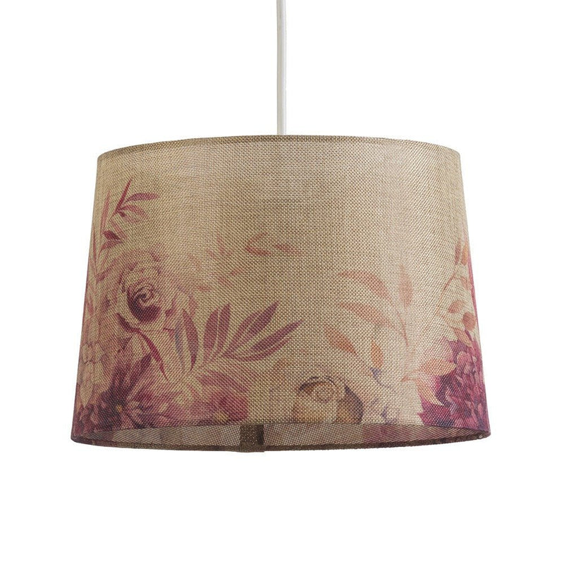 Roses Drum Ceiling Shade 12" - SHADES - Beattys of Loughrea