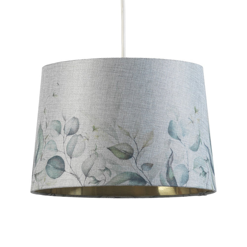 Leaves Drum Ceiling Shade with Gold Inner 12" - SHADES - Beattys of Loughrea