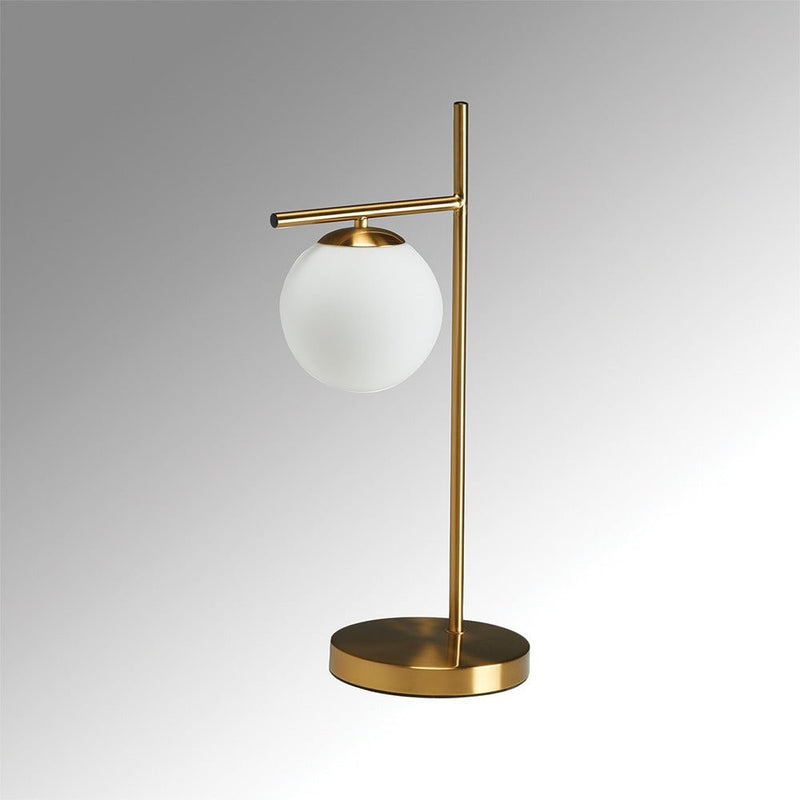 Birtley Polished Brass Table Lamp - TABLE/BEDSIDE LAMPS - Beattys of Loughrea