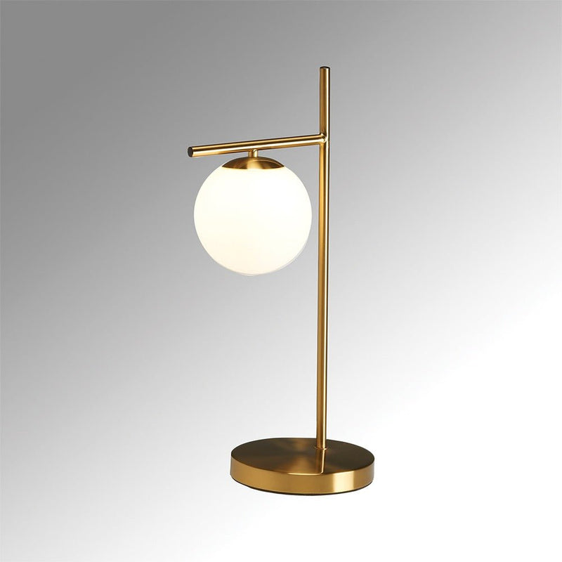 Birtley Polished Brass Table Lamp - TABLE/BEDSIDE LAMPS - Beattys of Loughrea