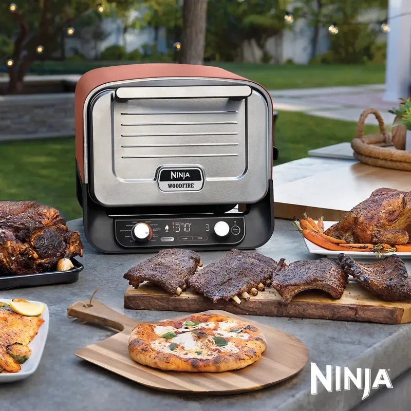 Ninja - Electric Outdoor Oven - Woodfire - OO101UK - ELECT OVEN SINGLE & DBLE BUILT IN - Beattys of Loughrea