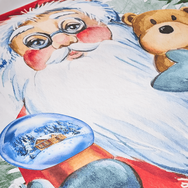 Catherine Lansfield Christmas Retro Santa Reversible Duvet Cover Set Kingsize - DUVET COVERS - Beattys of Loughrea