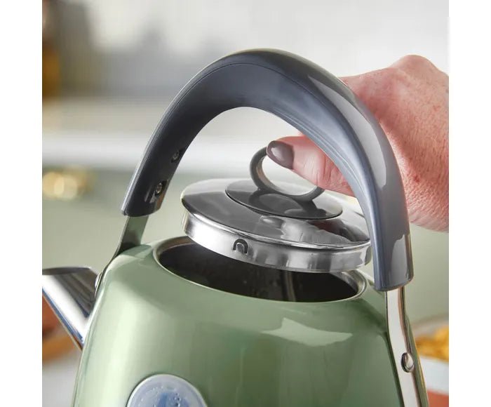 Russell Hobbs Stylevia Sage Green 1.5L Kettle - 28134 - KETTLES - Beattys of Loughrea