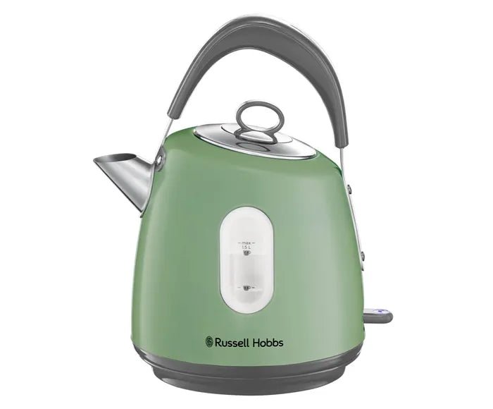 Russell Hobbs Stylevia Sage Green 1.5L Kettle - 28134 - KETTLES - Beattys of Loughrea