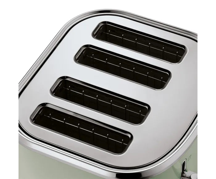 Russell Hobbs Stylevia Sage Green 4 Slice Toaster - 26294 - TOASTERS - Beattys of Loughrea