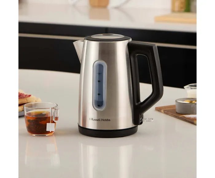 Russell Hobbs Heaton Stainless Steel 1.7L Kettle - 27380 - KETTLES - Beattys of Loughrea