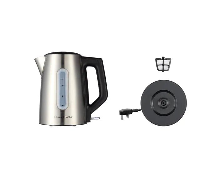 Russell Hobbs Heaton Stainless Steel 1.7L Kettle - 27380 - KETTLES - Beattys of Loughrea