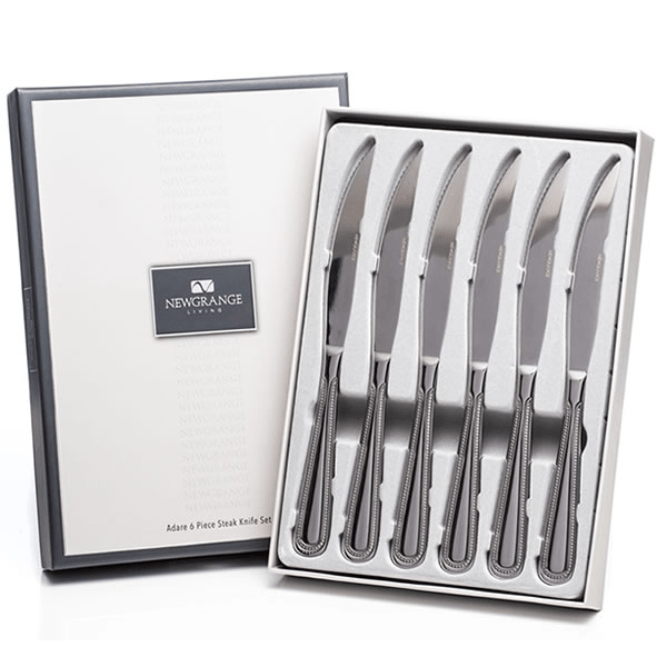 Newgrange Living Cutlery Adare 6pc Steak Knife Set - CUTLERY/KNIFE SET/BLOCK - Beattys of Loughrea