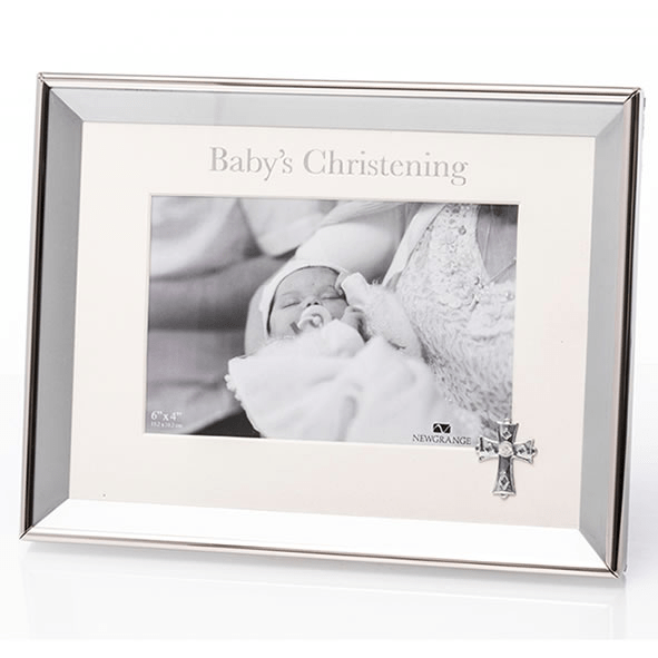 Newgrange Living Christening Photo Frame 6" x 4" - PHOTO FRAMES - PLATED, GILT, STONE - Beattys of Loughrea