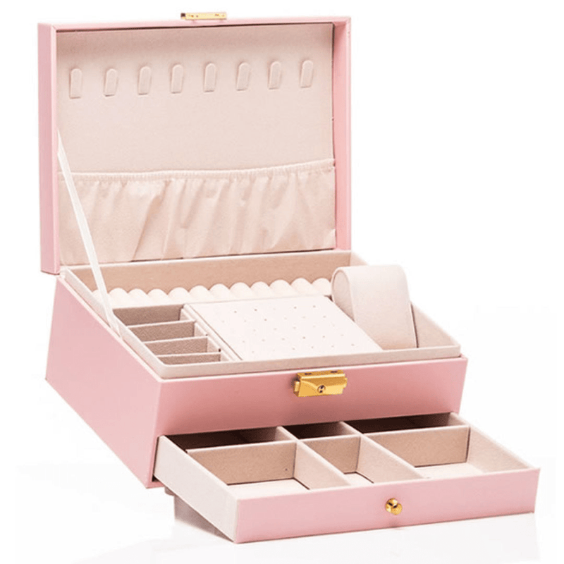 Newgrange Living Jewellery Box - Baby Pink - JEWELLERY HOLDER - Beattys of Loughrea