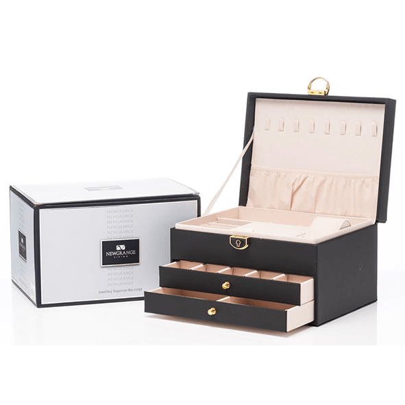 Newgrange Living Large Jewellery Box - Black - JEWELLERY HOLDER - Beattys of Loughrea