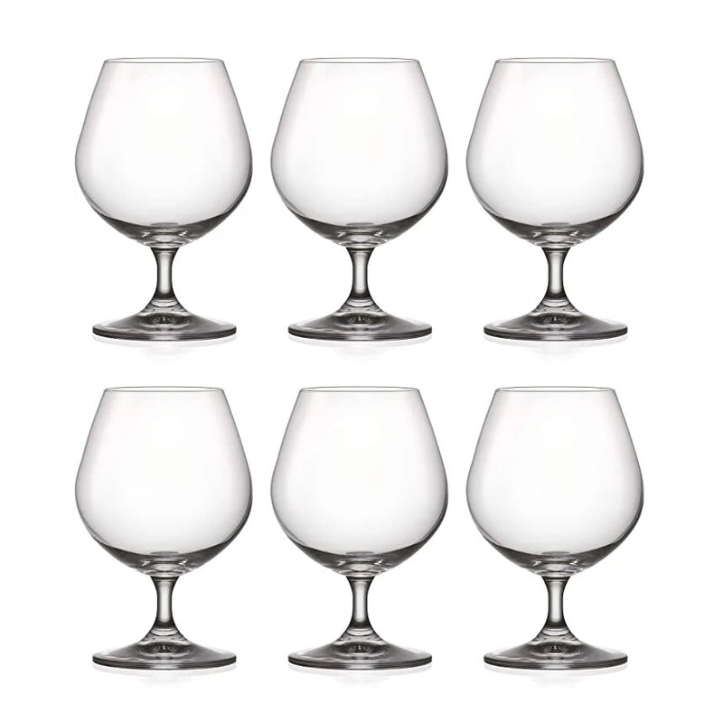 Crystal Bohemia Lara Brandy Glasses 400ml Set of 6