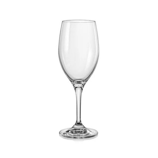 Crystal Bohemia Linda White Wine Glasses 350ml Set of 6 - DRINKING GLASSES - Beattys of Loughrea