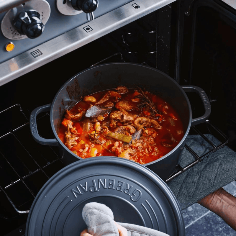 GreenPan Featherweights 26cm Black Casserole - COOKWARE - CAST IRON - Beattys of Loughrea