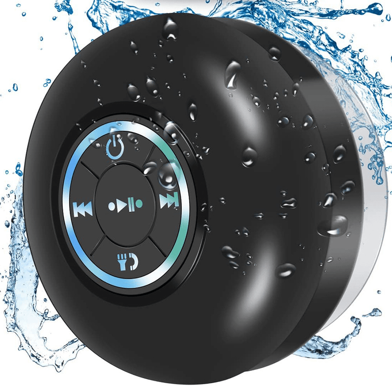 Maxim LED Bluetooth Shower Speaker - Black - SPEAKERS HIFI MP3 PC - Beattys of Loughrea