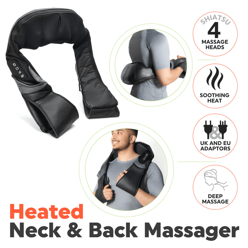 Salter Heated Neck & Back Massager - HEAT MASSAGERS - Beattys of Loughrea