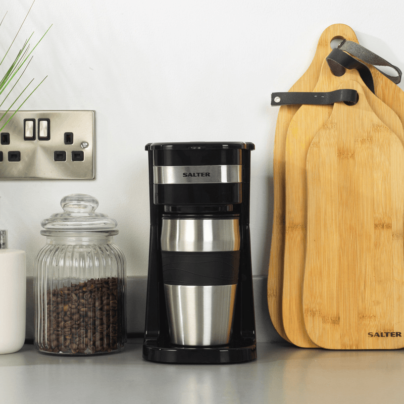 Salter Coffee Maker to Go & Travel Mug - TEA/COFFEE MAKER/BODUM/MILLS - Beattys of Loughrea