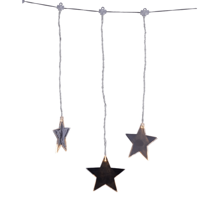 Battery Operated Star Curtain Lights - XMAS LIGHTS LED - Beattys of Loughrea