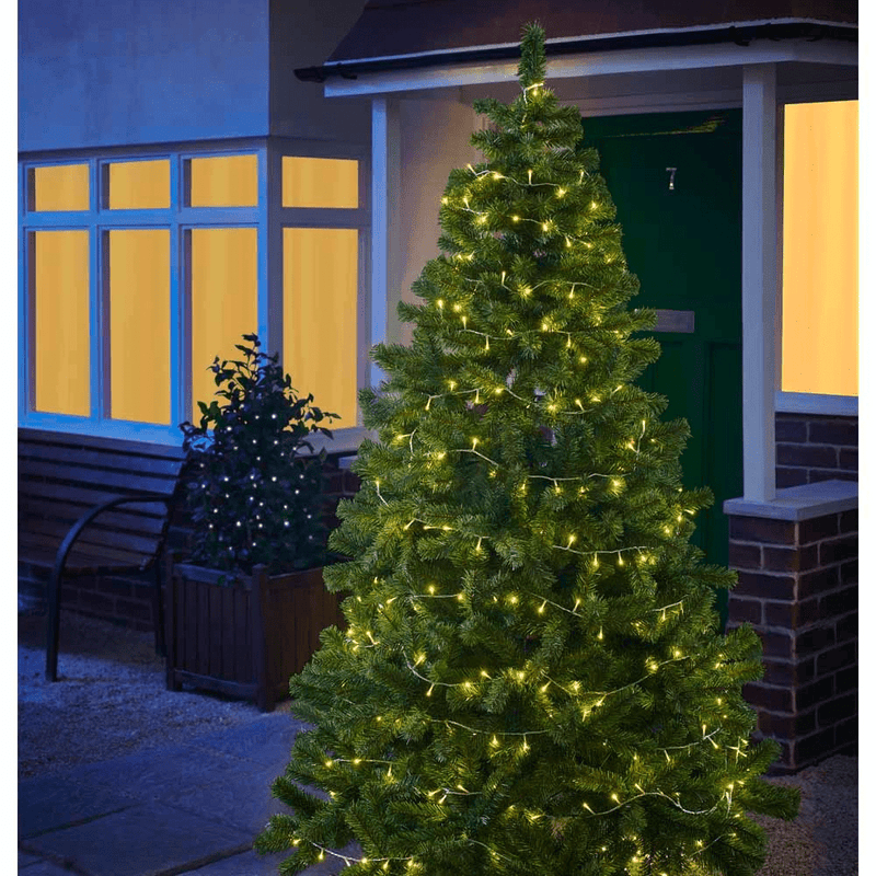 Indoor & Outdoor 300 Warm White LED Christmas Lights - XMAS LIGHTS LED - Beattys of Loughrea