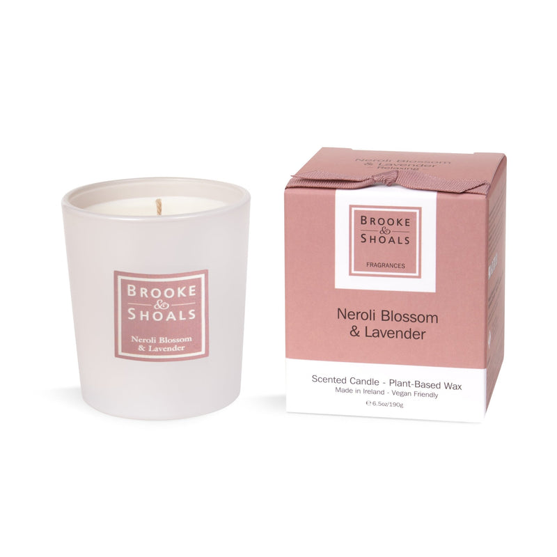 Brooke & Shoals Scented Candle - Neroli Blossom & Lavender - CANDLES - Beattys of Loughrea