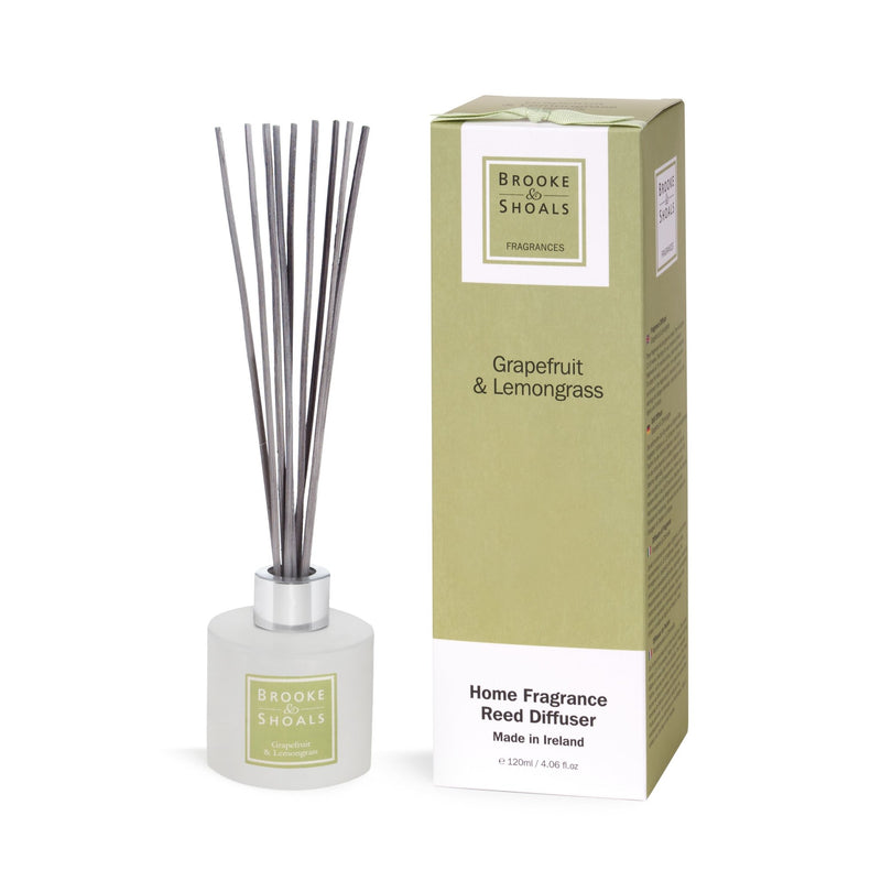 Brooke & Shoals Fragrance Diffuser - Grapefruit & Lemongrass - POT POURRI/AROMATHERAPY/OILS/DIFFUSER - Beattys of Loughrea