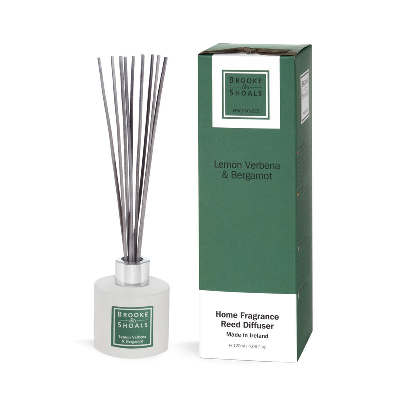 Brooke & Shoals Fragrance Diffuser - Lemon Verbena & Bergamot - POT POURRI/AROMATHERAPY/OILS/DIFFUSER - Beattys of Loughrea