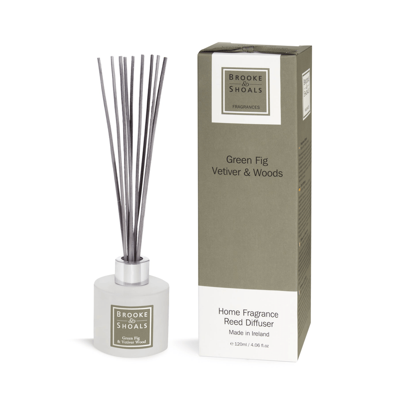 Brooke & Shoals Fragrance Diffuser - Green Fig & Vetiver - POT POURRI/AROMATHERAPY/OILS/DIFFUSER - Beattys of Loughrea