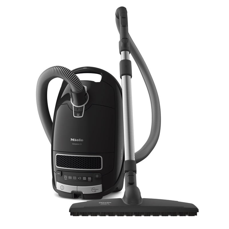 Miele Complete C3 Parquet XL Obsidian Black Vacuum Cleaner - VACUUM CLEANER NOT ROBOT - Beattys of Loughrea