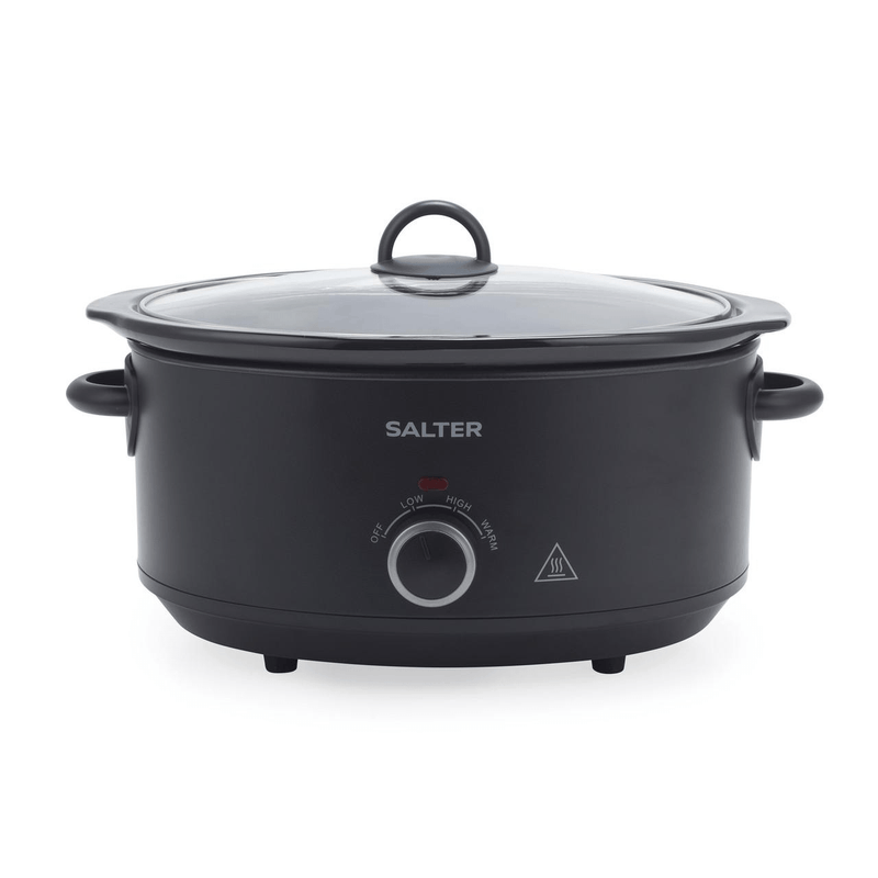 Salter Kuro 6.5L Slow Cooker - Black - FOOD STEAMER RICE COOKER SLOW COOKER - Beattys of Loughrea