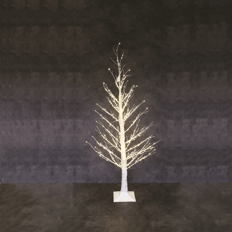 LED Birch Christmas Tree 150cm (5ft) with 560 LED's - XMAS TREE PRELIT & POPUP - Beattys of Loughrea