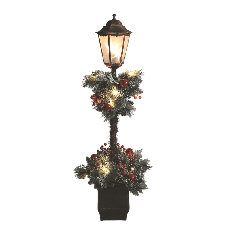 LED Christmas Lantern Tree Red 120cm - XMAS TREE PRELIT & POPUP - Beattys of Loughrea