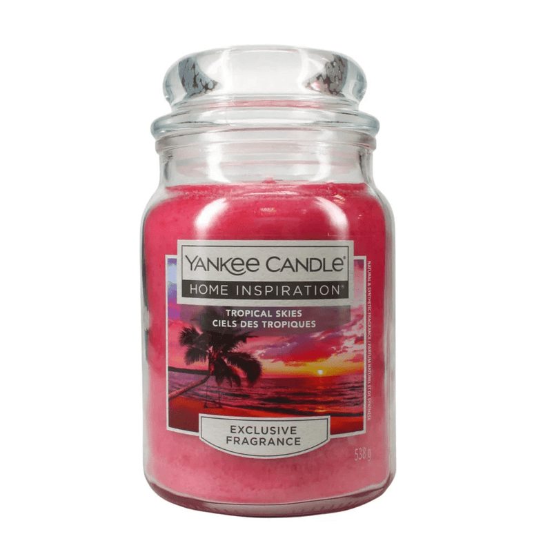 Tropical Skies Home Inspirations Large Yankee Candle 538g - CANDLES - Beattys of Loughrea