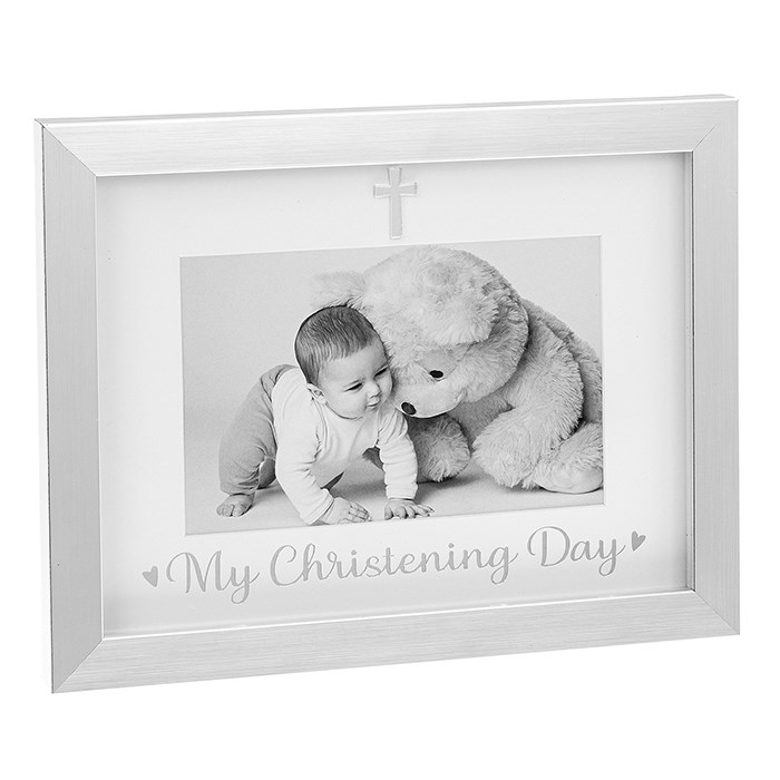 Silver Event Photo Frame My Christening Day 6x4 - PHOTO FRAMES - PLATED, GILT, STONE - Beattys of Loughrea