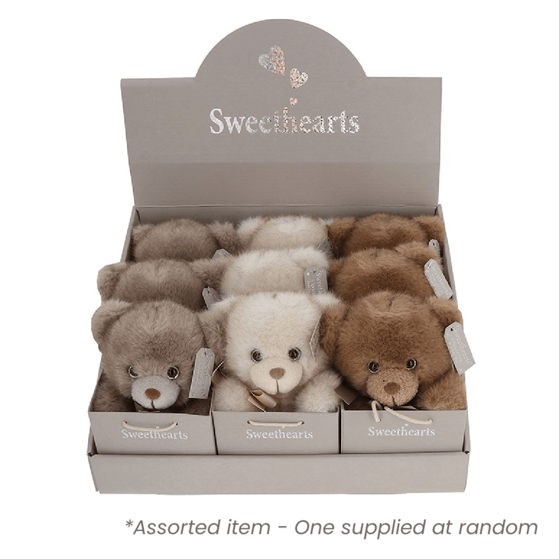 Sweethearts Bear Plush Assorted - One Supplied* - ORNAMENTS - Beattys of Loughrea