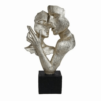 Couple Sculpture Gold 25x 38cm - ORNAMENTS - Beattys of Loughrea