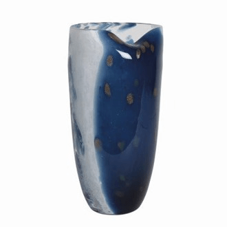 Blue Marble Vase 37cm - FLOWERPOT/VASE/JUG 1 - Beattys of Loughrea