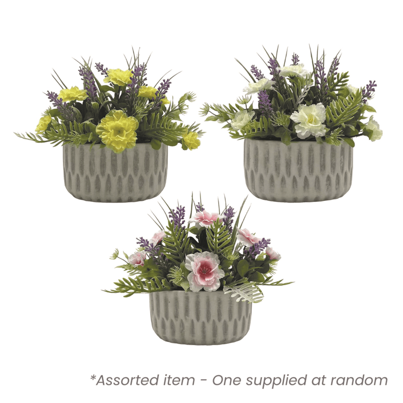 Artificial Lavender Flower Pot 24cm Assorted - One Supplied* - FLOWERPOT/VASE/JUG 1 - Beattys of Loughrea