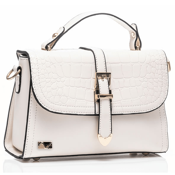 Newgrange Living Lucia Handbag White - HANDBAGS, MANBAGS, SHOPPING BAGS - Beattys of Loughrea