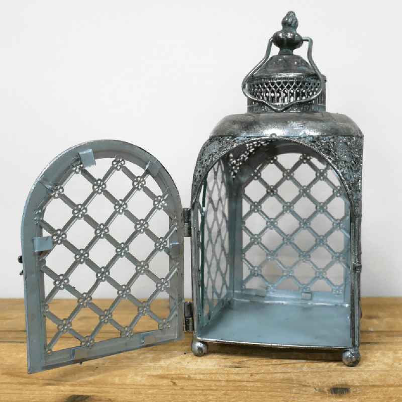 Decorative Lantern with Handle 31cm - CANDLE HOLDERS / Lanterns - Beattys of Loughrea