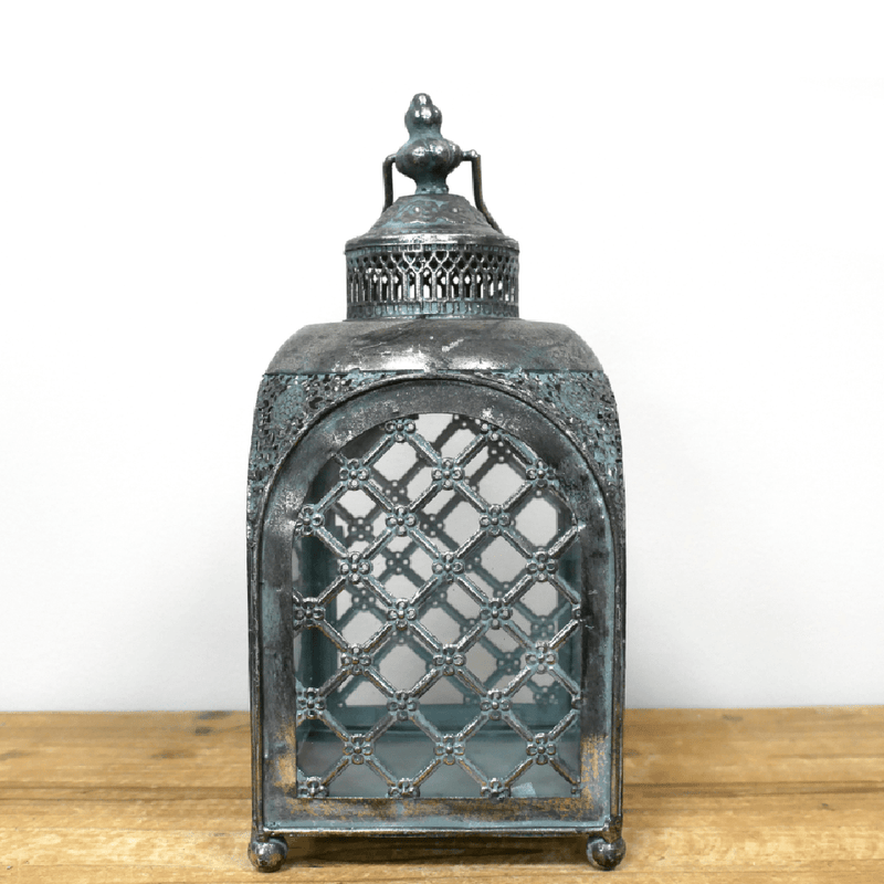 Decorative Lantern with Handle 31cm - CANDLE HOLDERS / Lanterns - Beattys of Loughrea