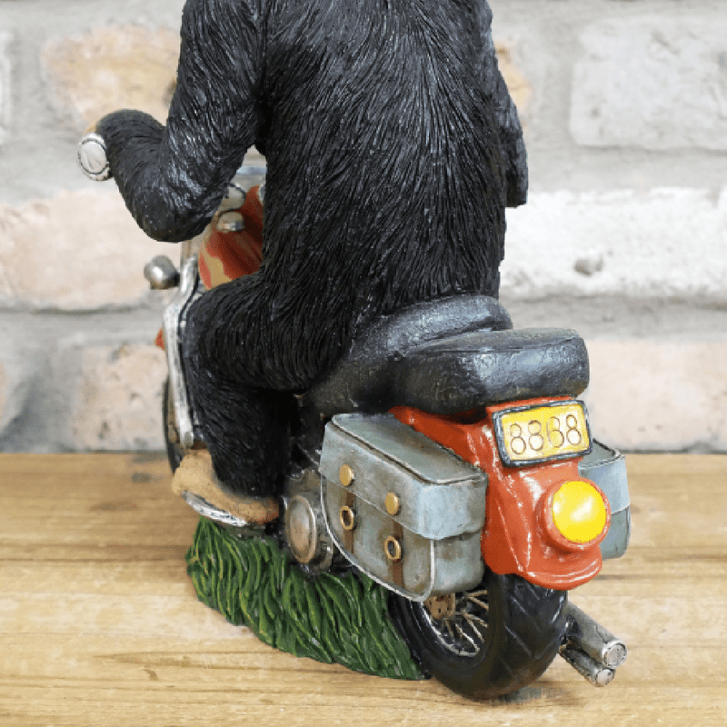 Monkey on his Motorbike Ornament 29cm - ORNAMENTS - Beattys of Loughrea