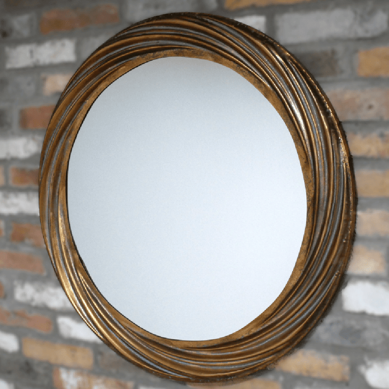 Swirl Wall Mirror 80cm Diameter - WALL MIRRORS - Beattys of Loughrea