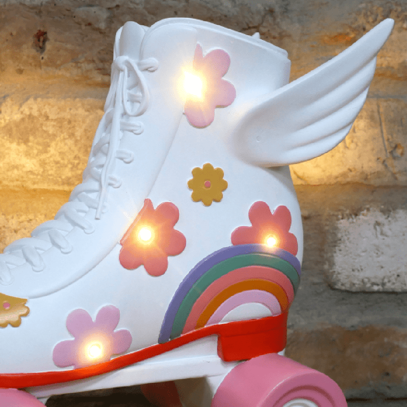 Light Up Roller Skate Ornament 25cm - ORNAMENTS - Beattys of Loughrea