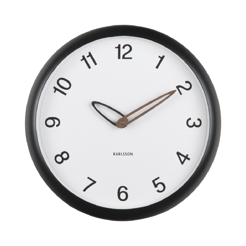 Wall Clock Bella Black - CLOCKS - Beattys of Loughrea