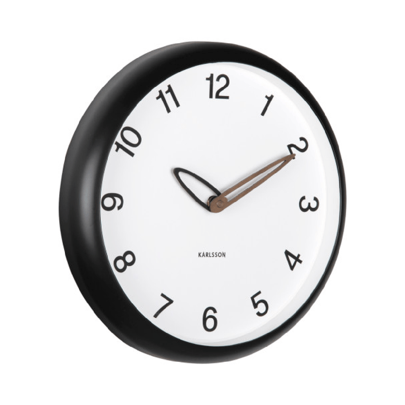 Wall Clock Bella Black - CLOCKS - Beattys of Loughrea