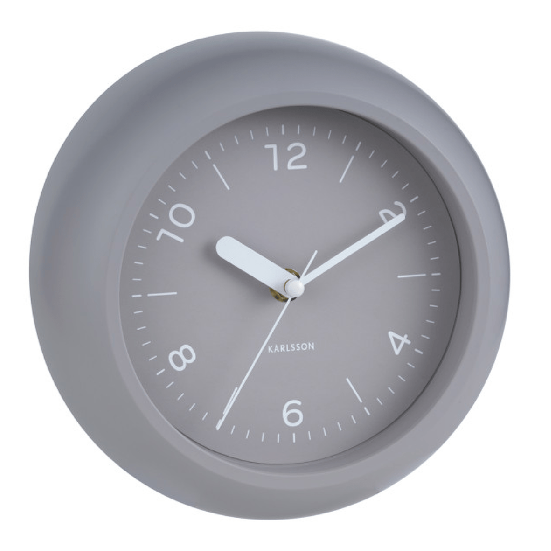 Wall Clock Slope Warm Grey - CLOCKS - Beattys of Loughrea