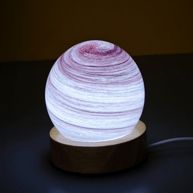 Amethyst Haze Planetary Radiant Light - TABLE/BEDSIDE LAMPS - Beattys of Loughrea