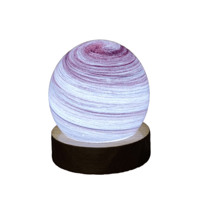 Amethyst Haze Planetary Radiant Light - TABLE/BEDSIDE LAMPS - Beattys of Loughrea