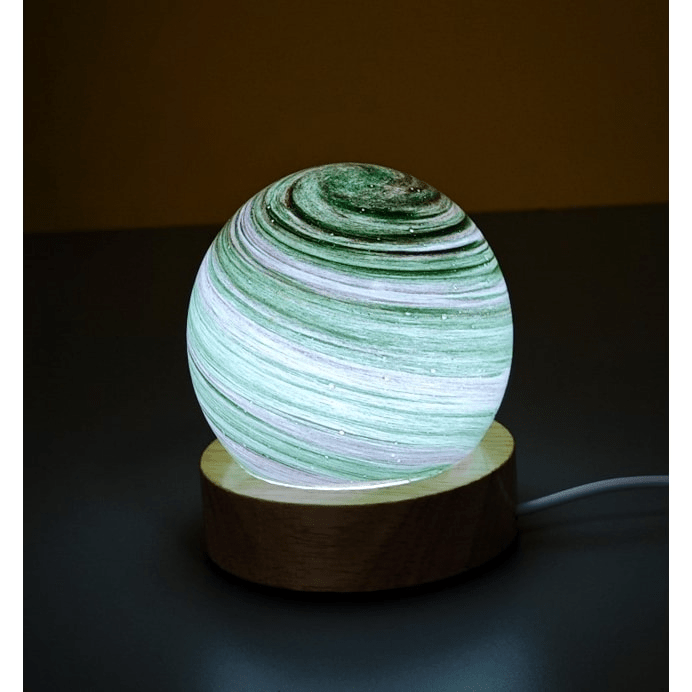 Emerald Solstice Planetary Radiant Light 8cm - TABLE/BEDSIDE LAMPS - Beattys of Loughrea